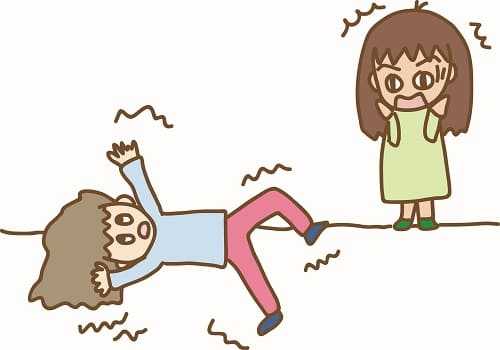 Рисунок человека с судорогами