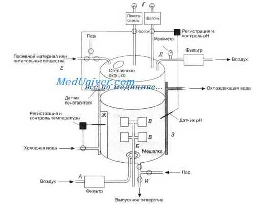 принцип устройства ферментера