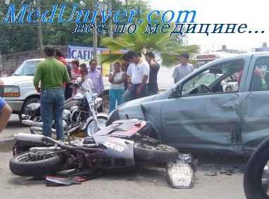 бамперный перелом