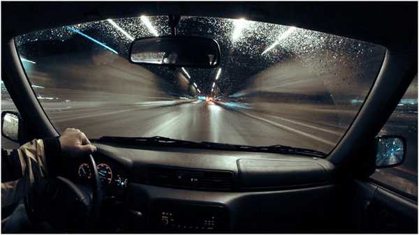 как видит водитель ночью