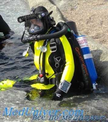 декомпрессия водолаза на поверхности