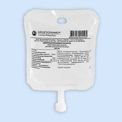 Аминокапроновая кислота инструкция по применению