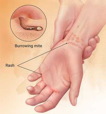 Чесоточный клещ