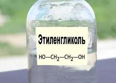 Этиленгликоль в бутылке