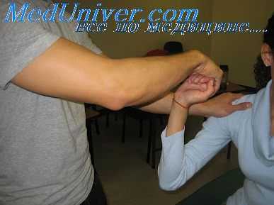 пальпация локтевого сустава