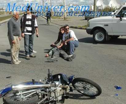 наезд грузовика