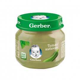 Пюре на овощной основе Gerber Только кабачки