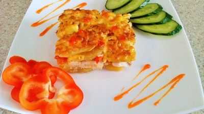 готовая овощная запеканка