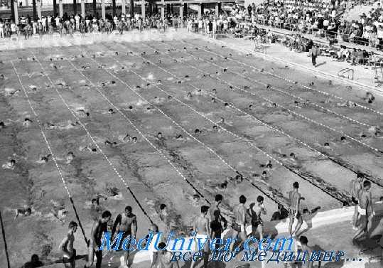 история соревнований по плаванию