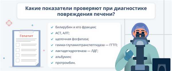 Какие показатели проверяют при диагностике повреждения печени