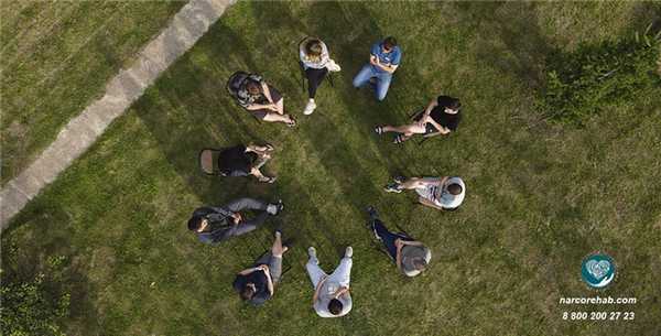 Реабилитационный центр Здравница вид сверху