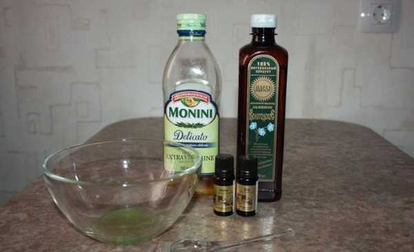 Маска от перхоти с маслами