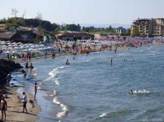 Пляж на Солнечном берегу