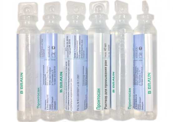 Пронтосан - стерильный раствор для промывания ран, 40 мл