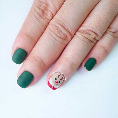 матовый зеленый лак