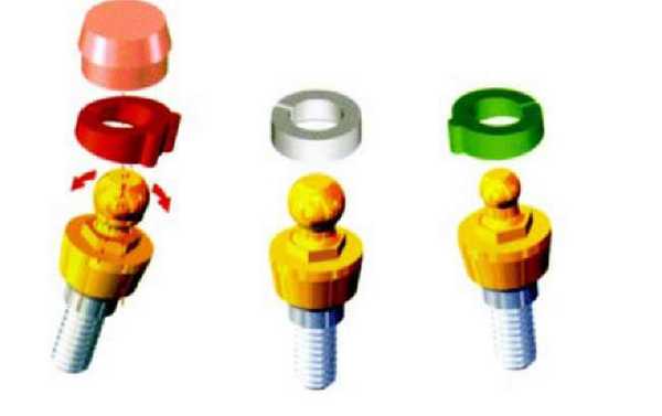 кнопочное крепление