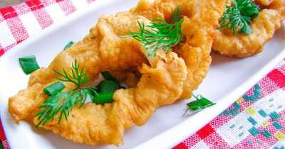 Кольца кальмара в кляре