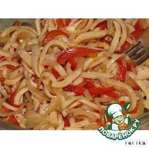 Рецепт: Кальмары острые