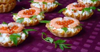 Тарталетки Морская радость