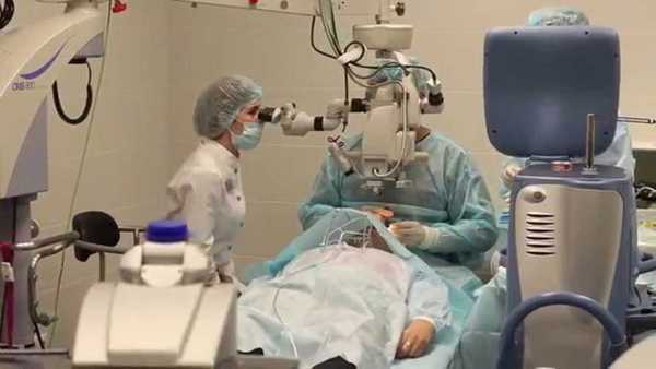 операция на сетчатку