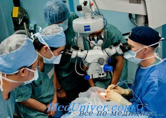 аспирация и иссечение стекловидного тела