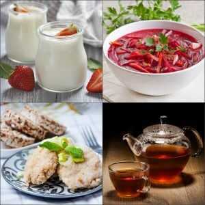 Меню общей гипоаллергенной диеты