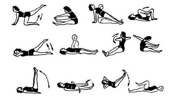 Комплекс упражнений при опущении матки