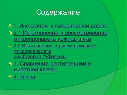 Содержание1. Инструктаж к лабораторной работе 2.1 Изготовление и рассматрива.