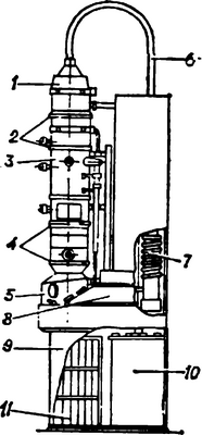 Схема электронного микроскопа просвечивающего типа
