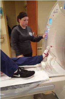 Процедура выполнения КТ голеностопного сустава