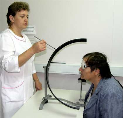 исследование полей зрения