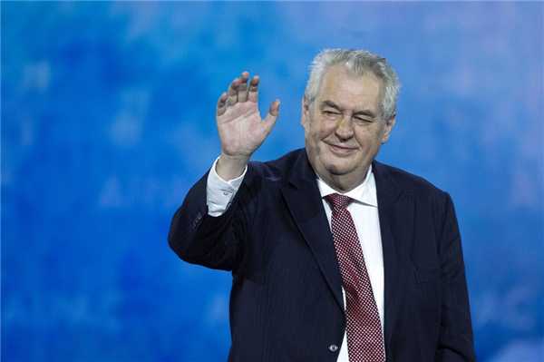 Президент Чехии Милош Земан на конференции АИКОС (Американо-израильского комитета по общественным связям) в Вашингтоне