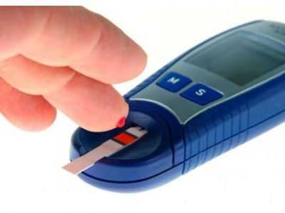 Измерение сахара в крови глюкометром