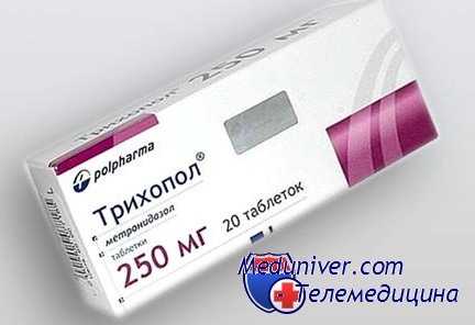 Трихопол является противомикробным и противопротозойным препаратом