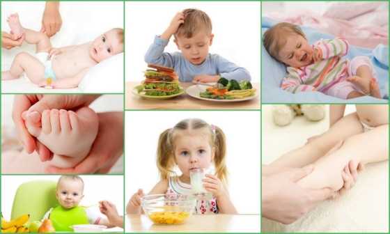 Диета и массаж при судорогах у ребенка