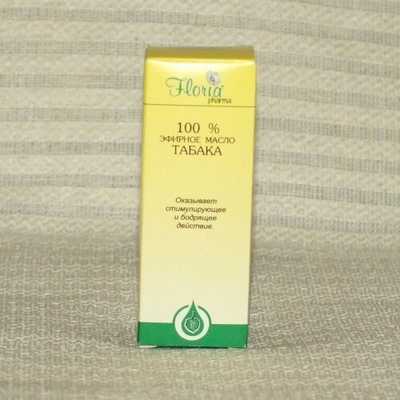 Из табака делают эфирное масло, оказывающее бодрящее действие
