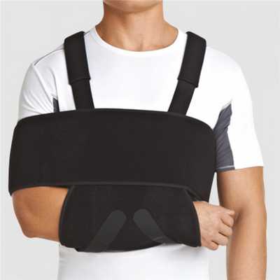 Наложение слинг повязки после операции при вывихе акромиального конца ключицы