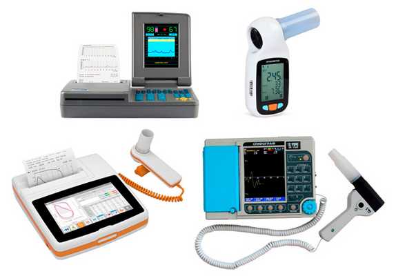 Разновидности современных цифровых спирометров