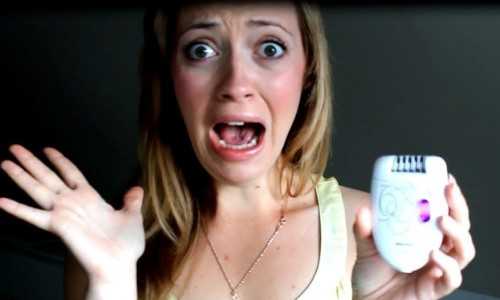 Боль при использовании эпилятора