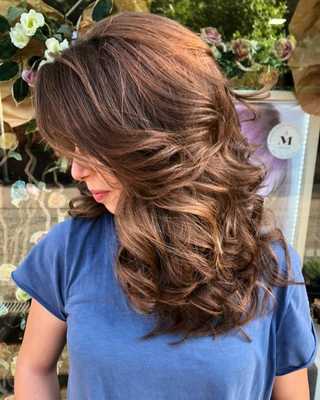 густые волосы