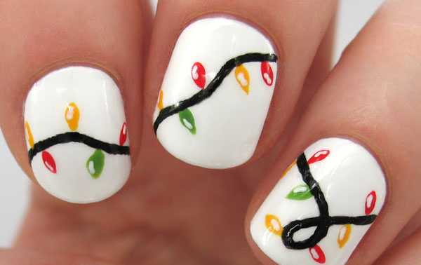 Зимний маникюр: новогодний маникюр и зимний маникюр своими руками, фото, пошаговые инструкции