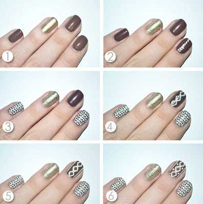 Зимний маникюр: новогодний маникюр и зимний маникюр своими руками, фото, пошаговые инструкции