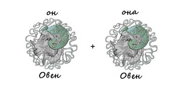 Совместимость Овна Женщины и Овна Мужчины