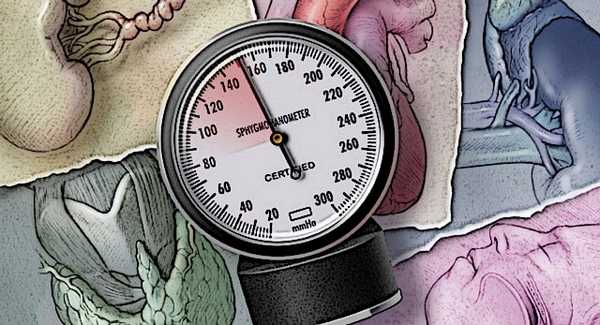 Гипертоническая болезнь разрушает многие органы