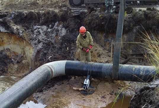 Радиографический контроль трубопровода