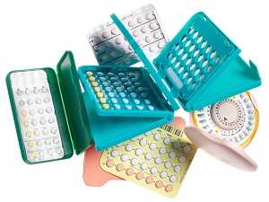 Большой выбор противозачаточных таблеток