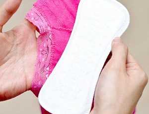 Чистая прокладка без выделений