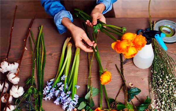 Работа флориста