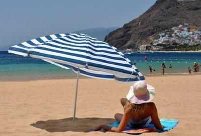 Зонт от палящего солнца