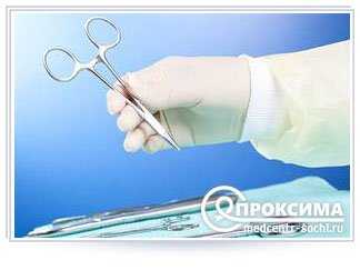 Наложение швов на ушную раковину 